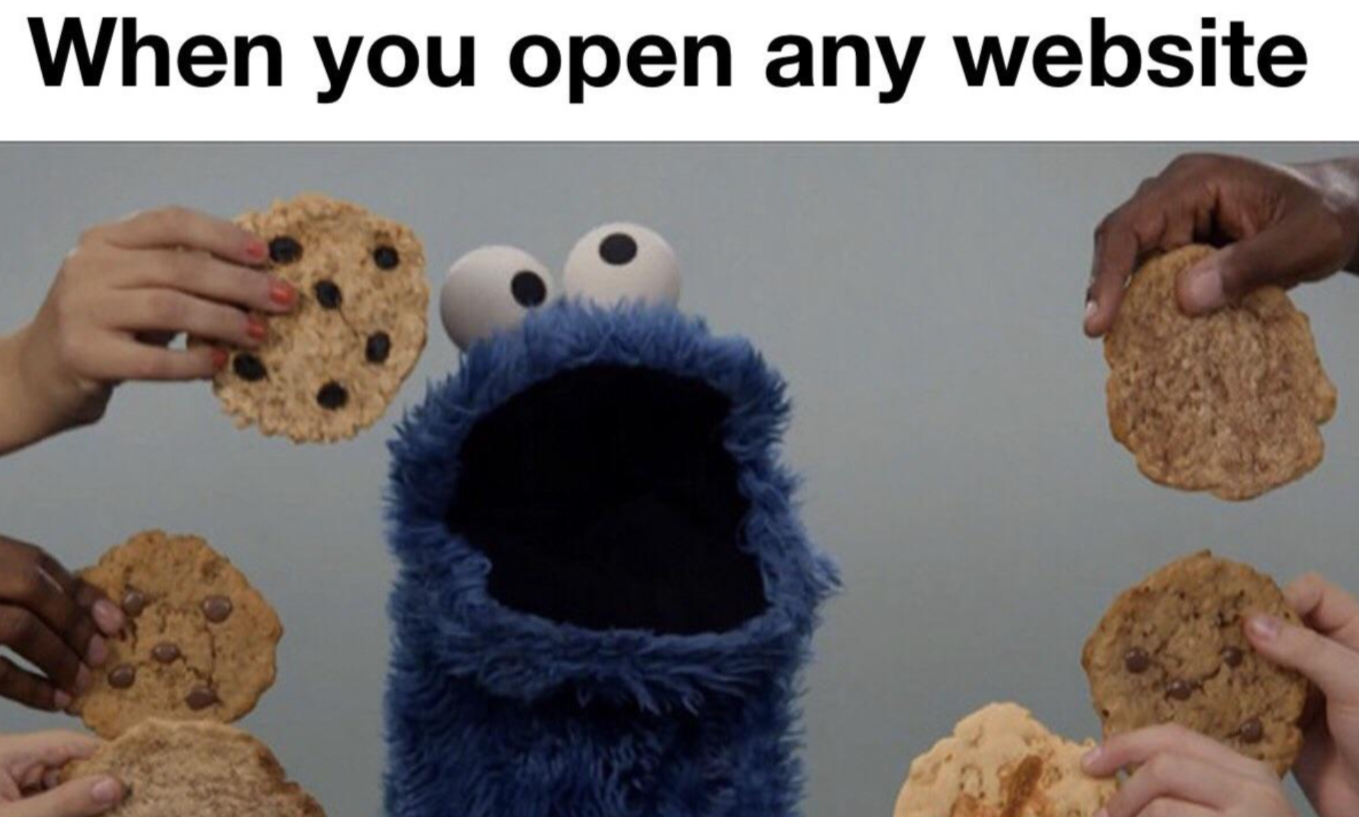 whenever you open a website