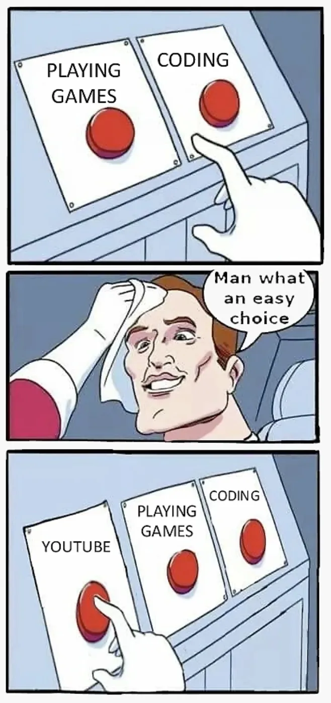 an easy choice meme